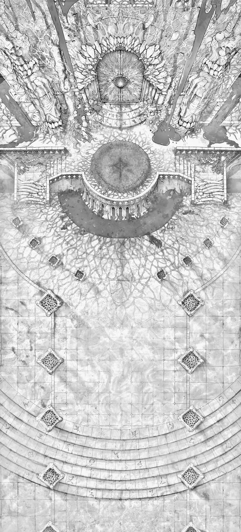 Nightmare Dragon Lair map, Sketchbook variant thumbnail