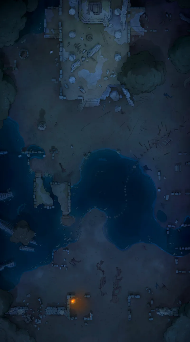 Ancient Battlefield map, Original Night variant thumbnail