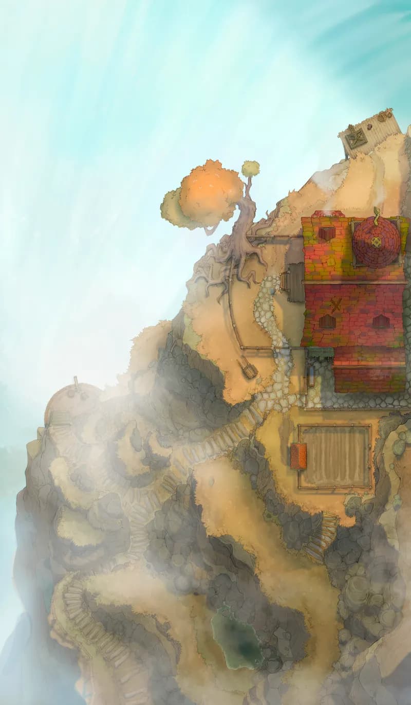 Wonderful Wizard Waterfall map, Autumn variant thumbnail