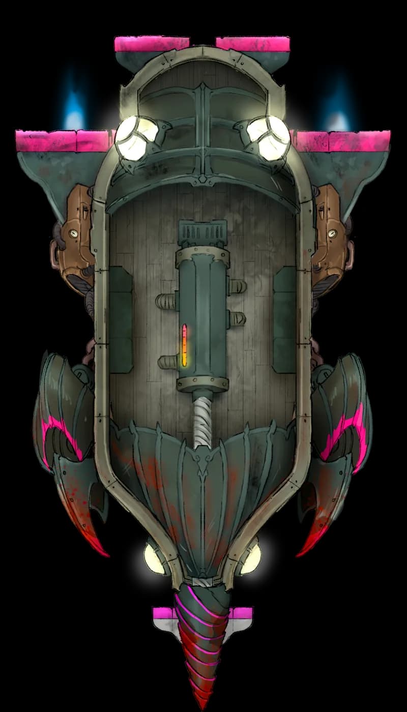 Airships! Pt. 3 map, Jet Engine Battle Drill Pink variant thumbnail