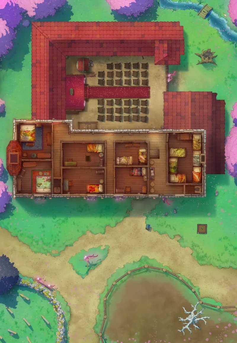 Ages of the Vale: Coaching House map, Upstairs Wedding variant thumbnail
