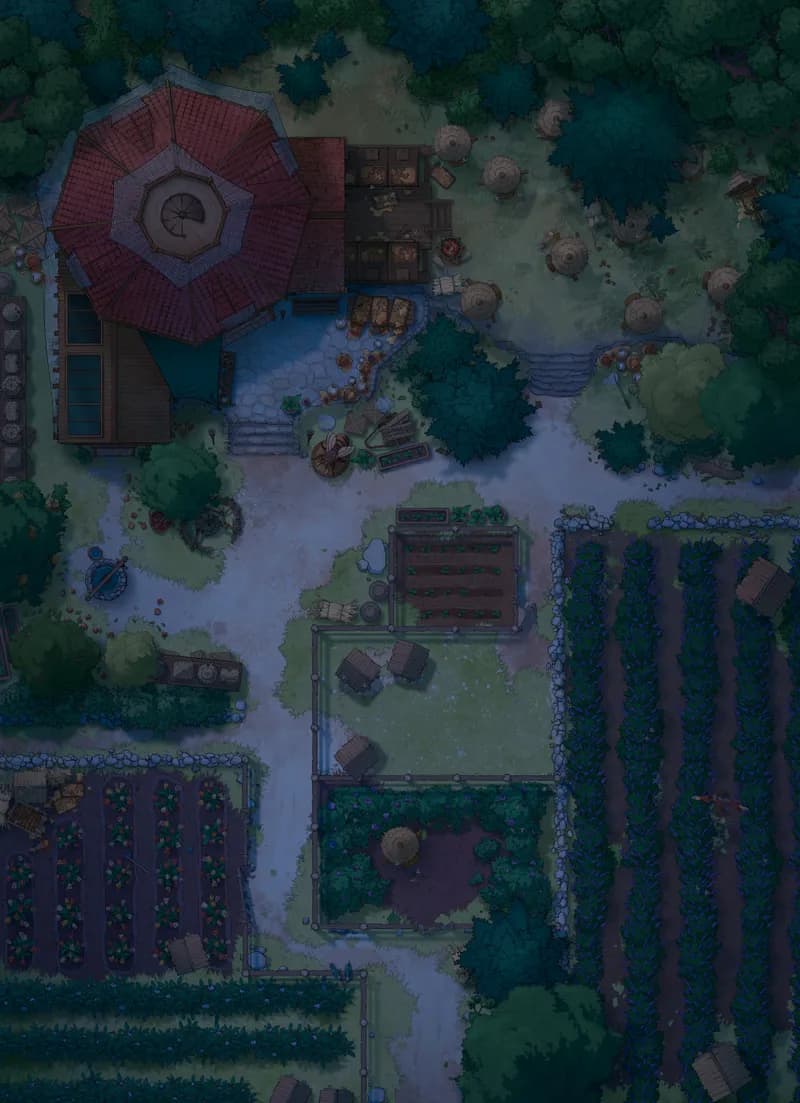 Tranquil Apiary map, Original Night Dark variant thumbnail