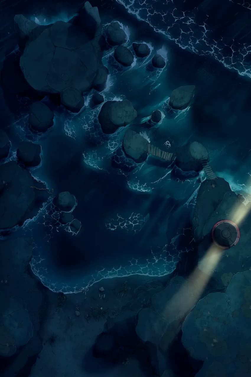Harpy Cove map, Lighthouse Night variant thumbnail