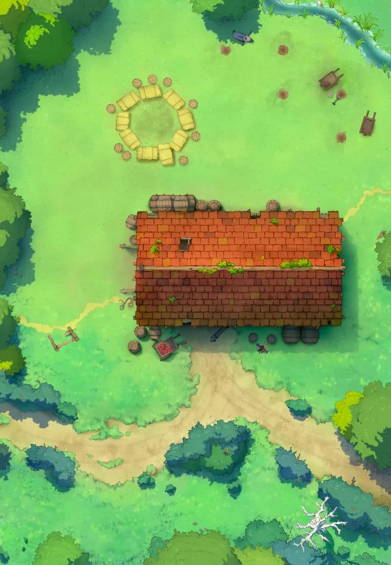 Ages of the Vale: Apple Press map, Roof Bare Knuckle Day variant thumbnail