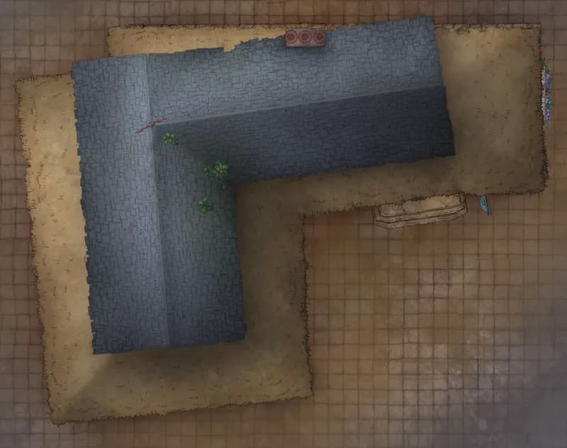 City Streets map, Venerable Swordsman Inn Roof Day variant thumbnail