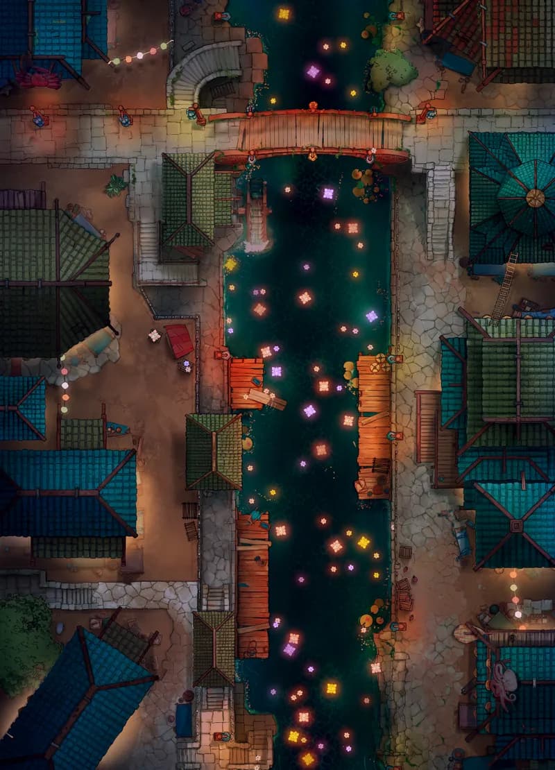 Floating Market map, Dancing Lotus Festival variant thumbnail