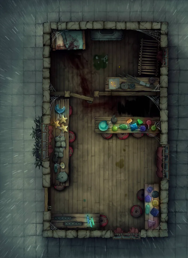 City Streets map, Potion Shop Ground Rain variant thumbnail