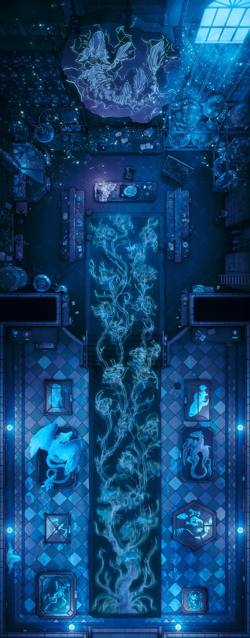 Monster Genealogy Lab map, Haunted variant