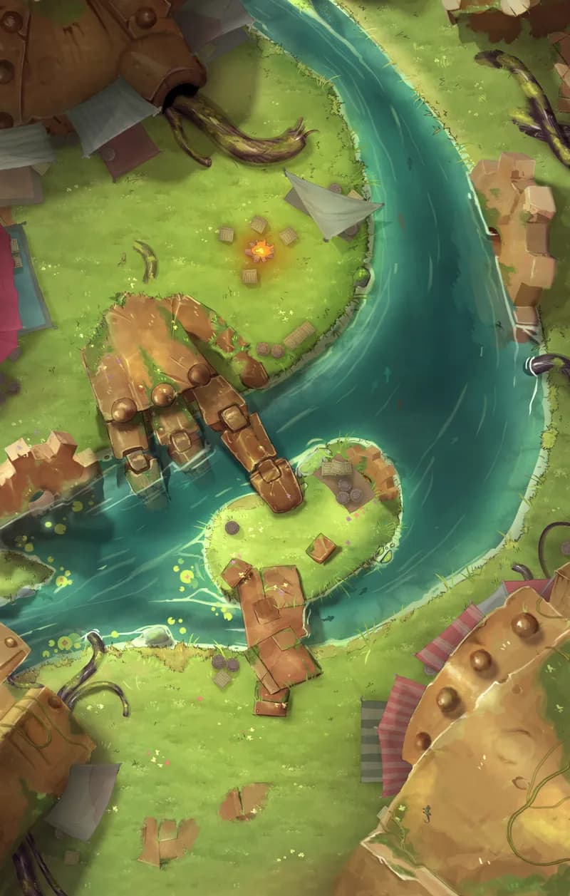 Warforged Titan Scrapyard map, Bazaar Day variant thumbnail