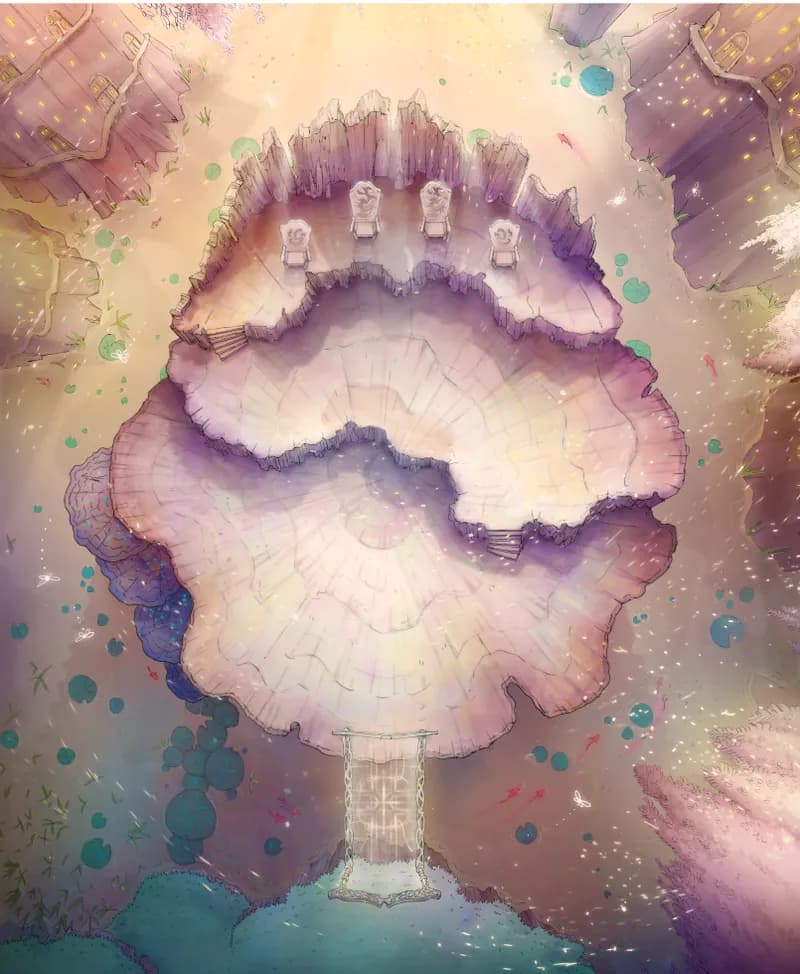 Fey Village map, Day Throne variant