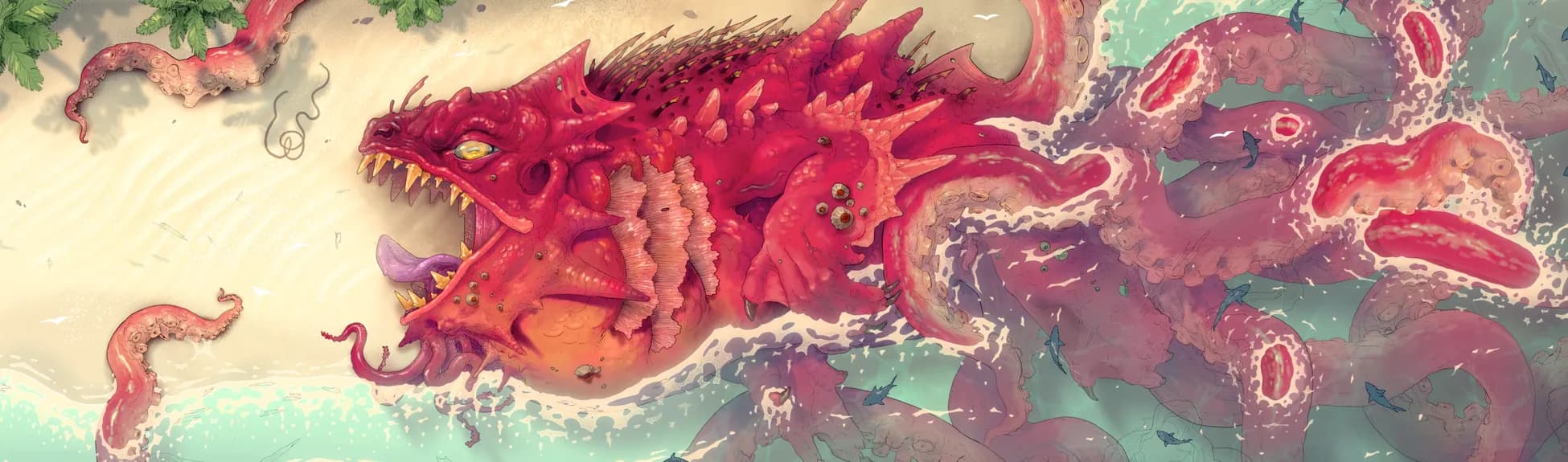 Beached Kraken map, Sharks Day variant thumbnail