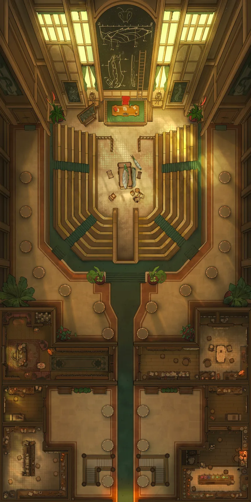 Experimental Surgery Theatre map, Floor 2 Blackboard Mantis Study variant thumbnail