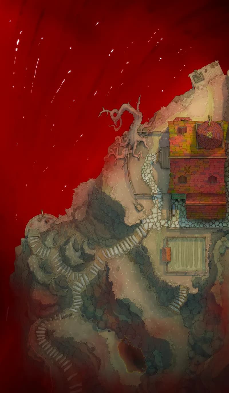 Wonderful Wizard Waterfall map, Bloodfall variant thumbnail