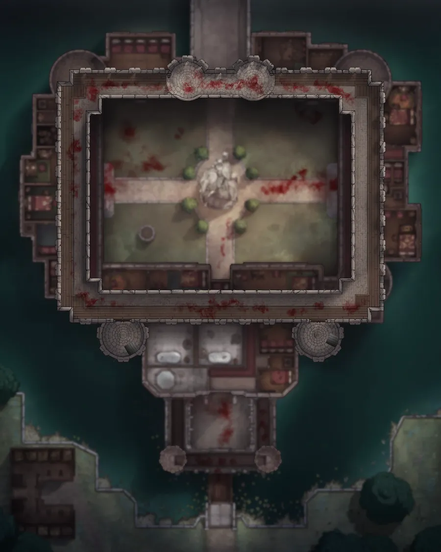 Palace Outer Court map, Third Floor Massacre variant thumbnail