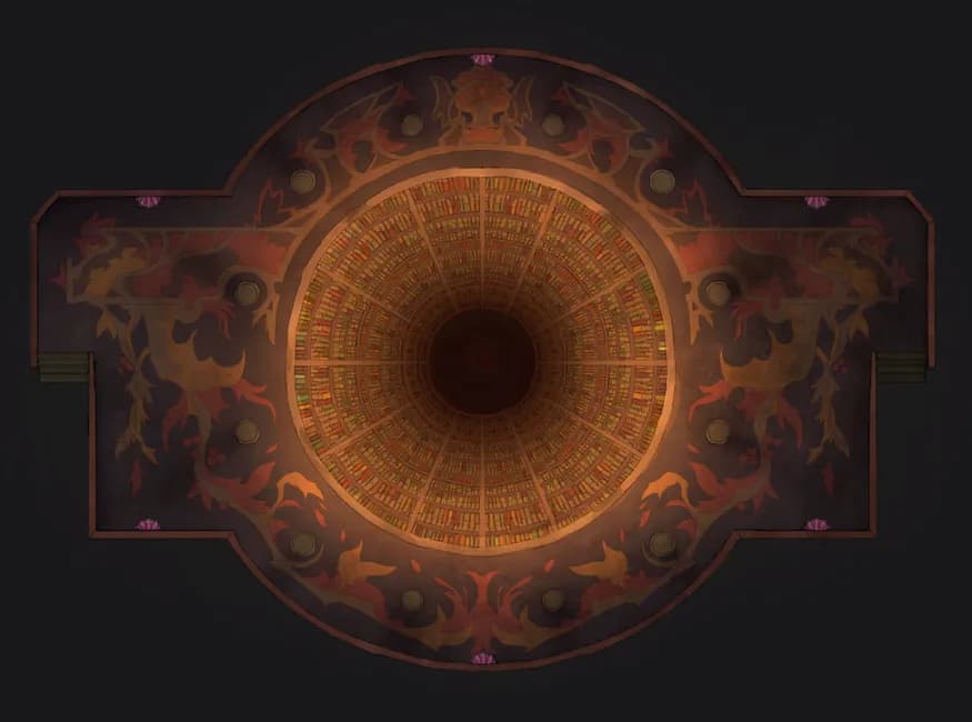 Great Library map, B6 Forbidden Library Day variant thumbnail