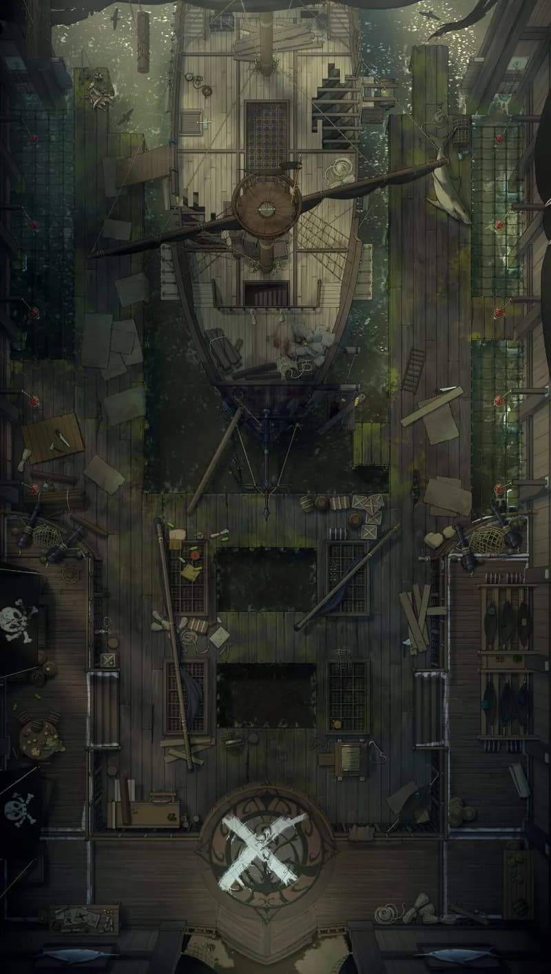 Secret Sailor Lair map, Pirate variant thumbnail