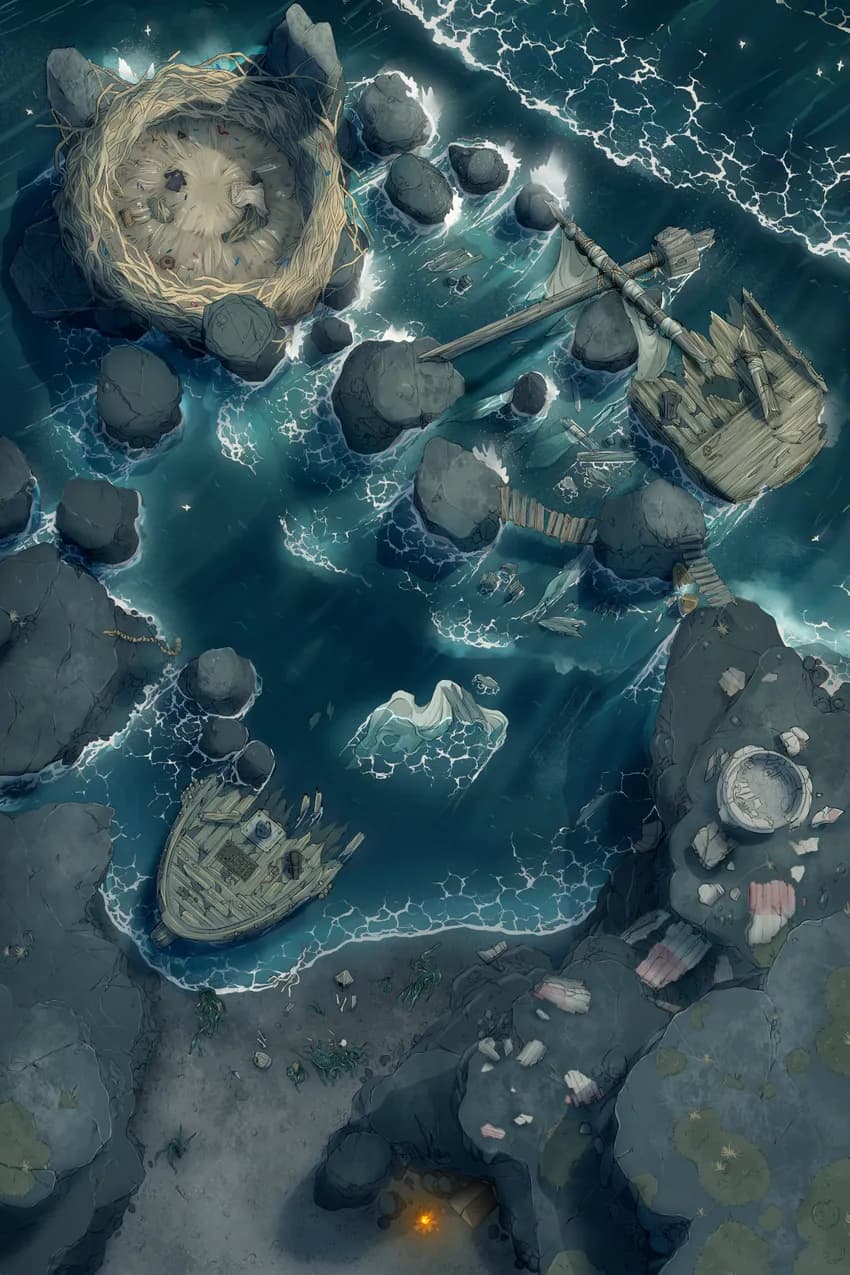 Harpy Cove map, Camp Day variant thumbnail