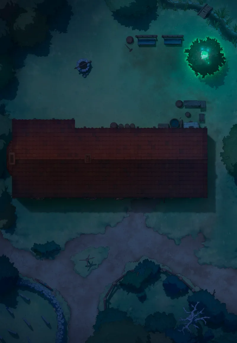 Ages of the Vale: Inn map, Roof Dryad Sighting variant thumbnail