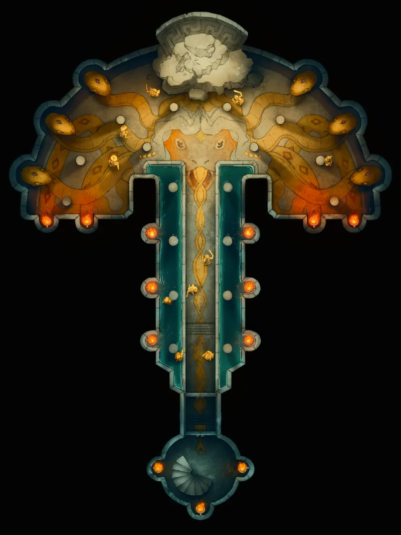 Temple of the Medusa Throne map, Medusa Midas variant thumbnail