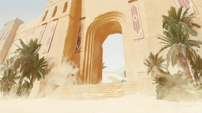 Oasis City map, No City Day variant
