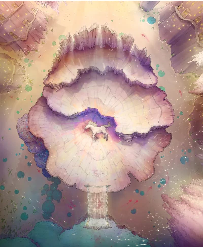 Fey Village map, Unicorn Day variant thumbnail