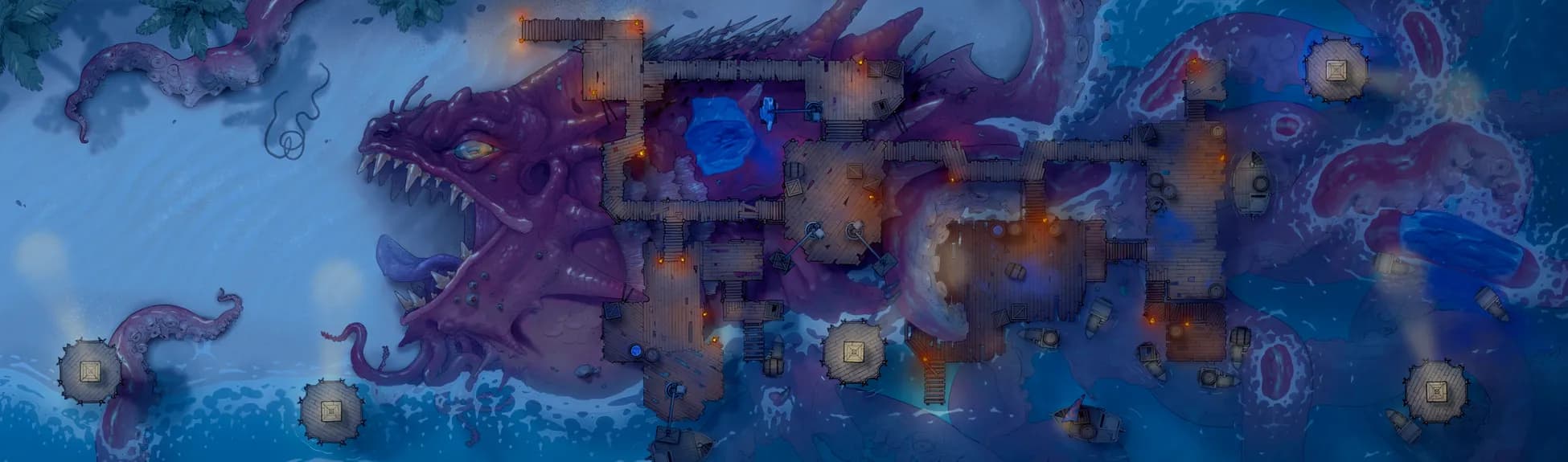 Beached Kraken map, Scavenger Docks Night variant thumbnail