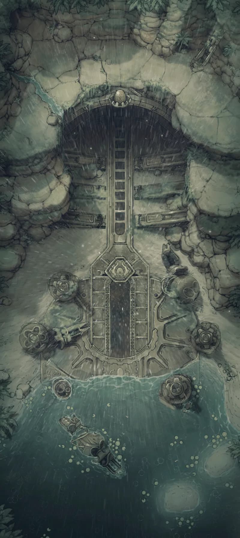 Clockwork Dragon Lair Exterior map, Rain variant thumbnail