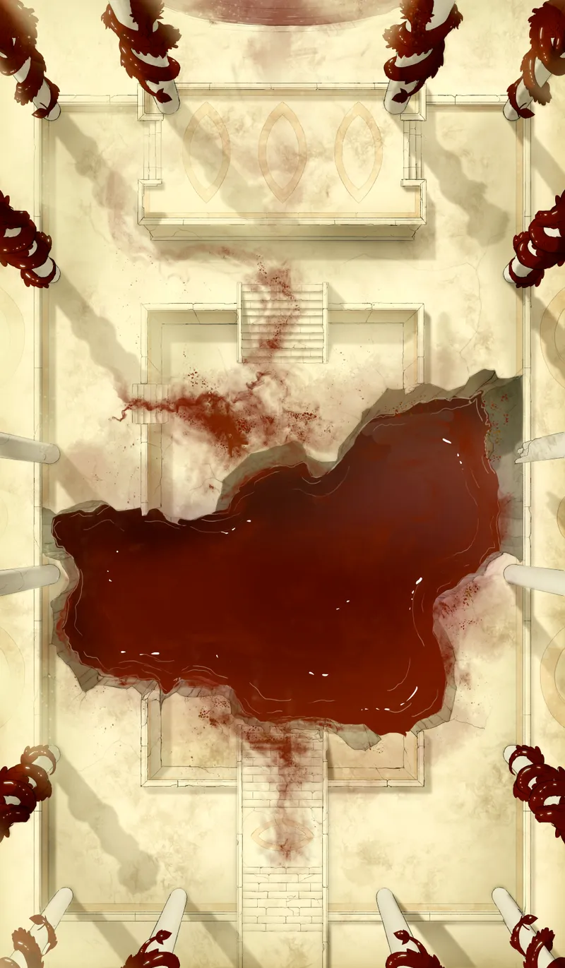 Ruined Courtyard map, The Source variant thumbnail