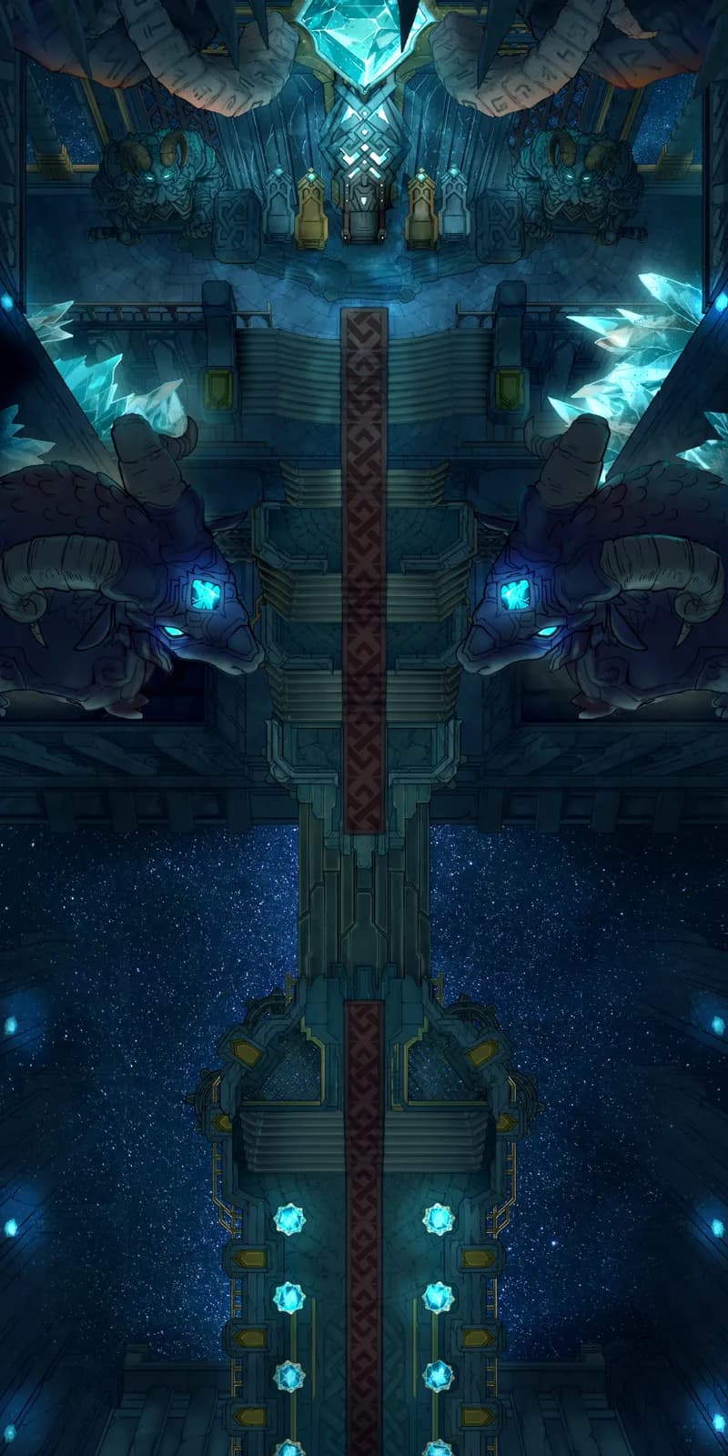 Dwarven Throne Hall map, Astral Palace variant thumbnail