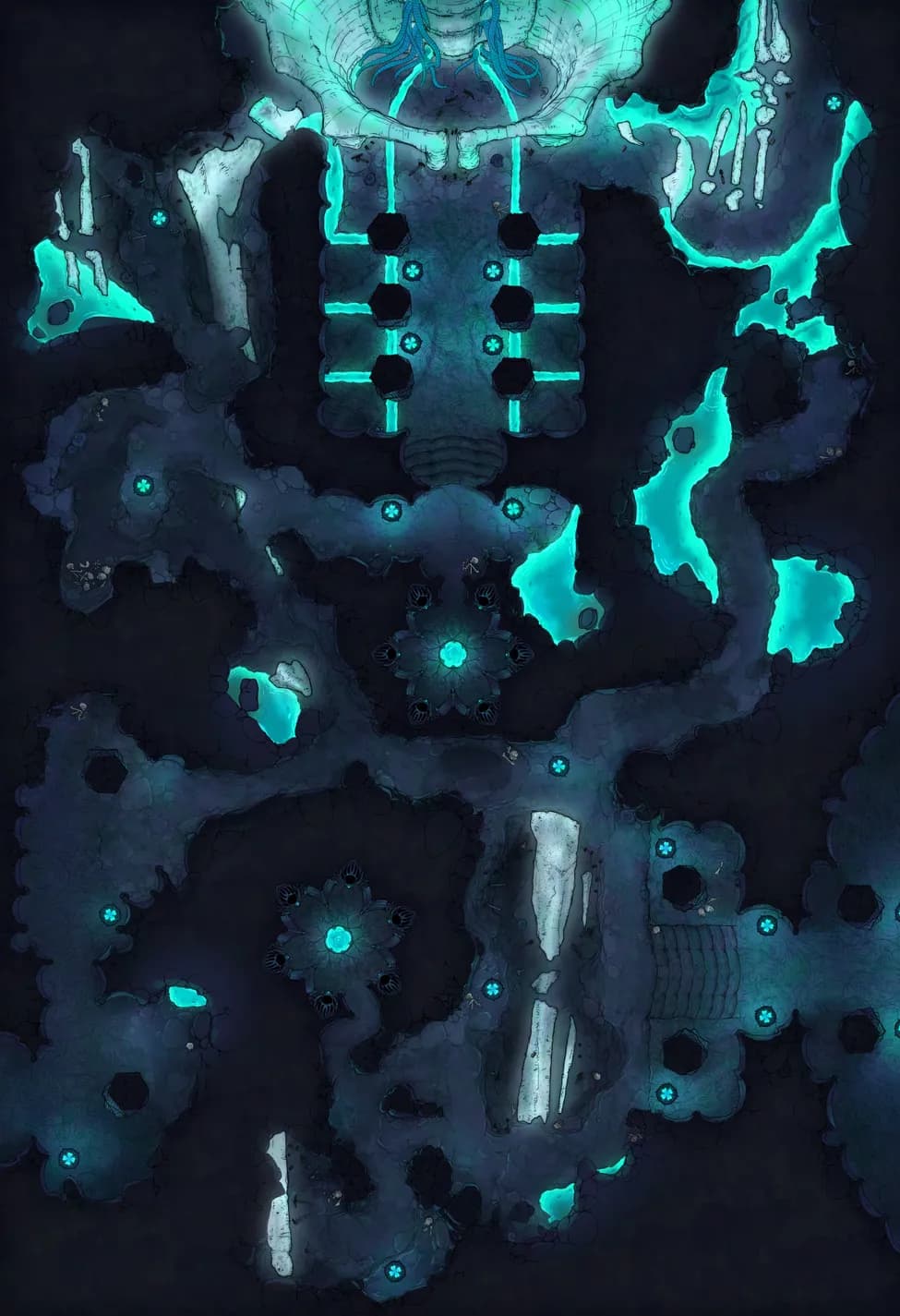 Elder Brain Sacrum Shrine map, Glow Bones variant thumbnail