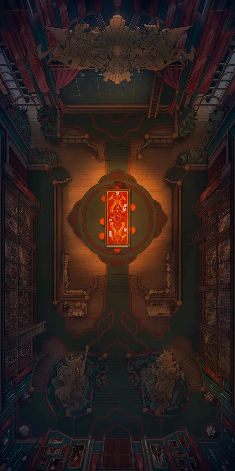 War Room Interior map, Card Night variant thumbnail