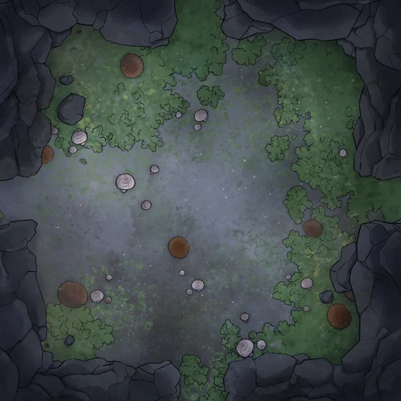 Modular Caves map, Mossy Cave 01 variant thumbnail
