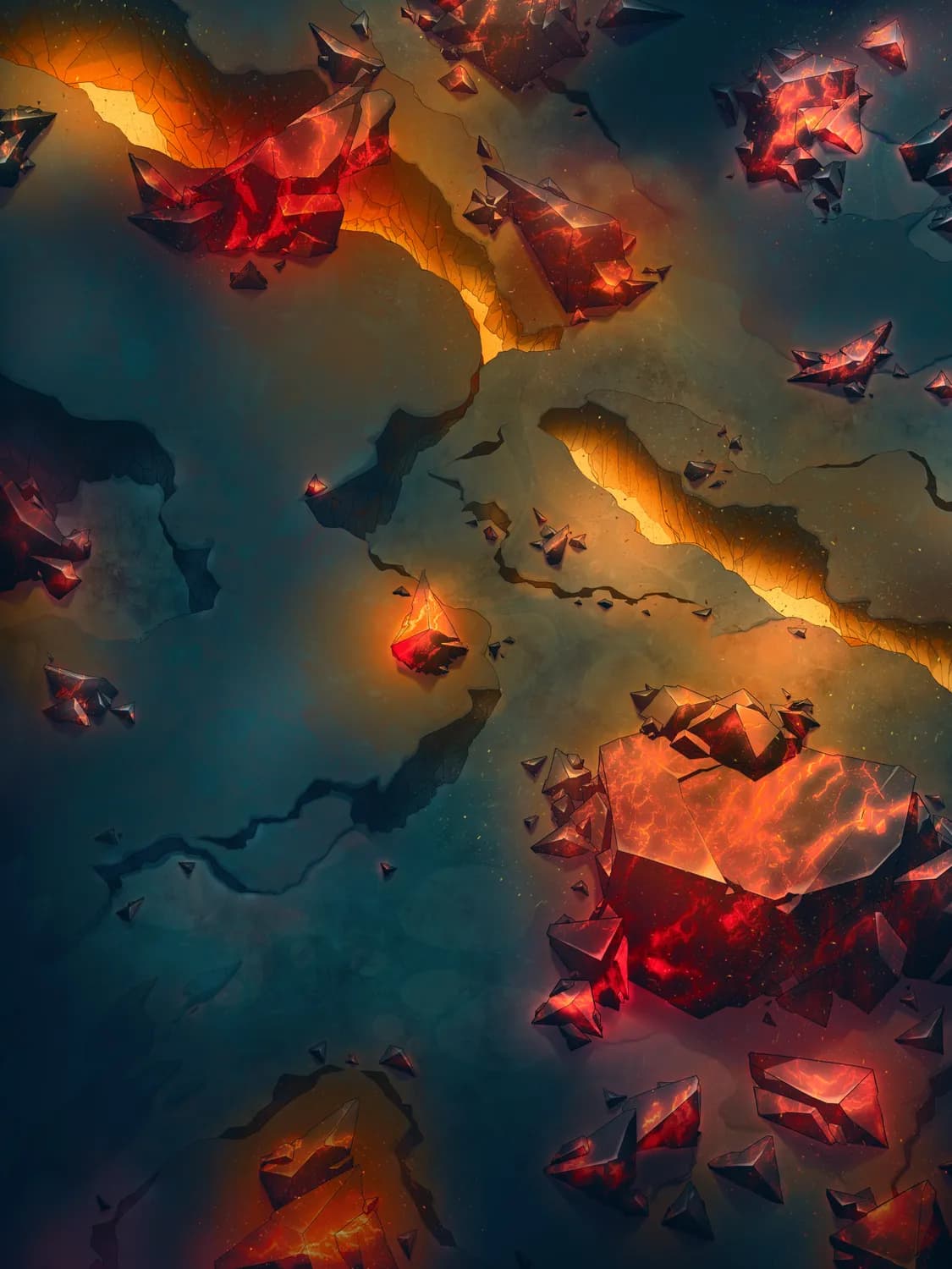 Megalith Gate map, Lava Plains variant thumbnail