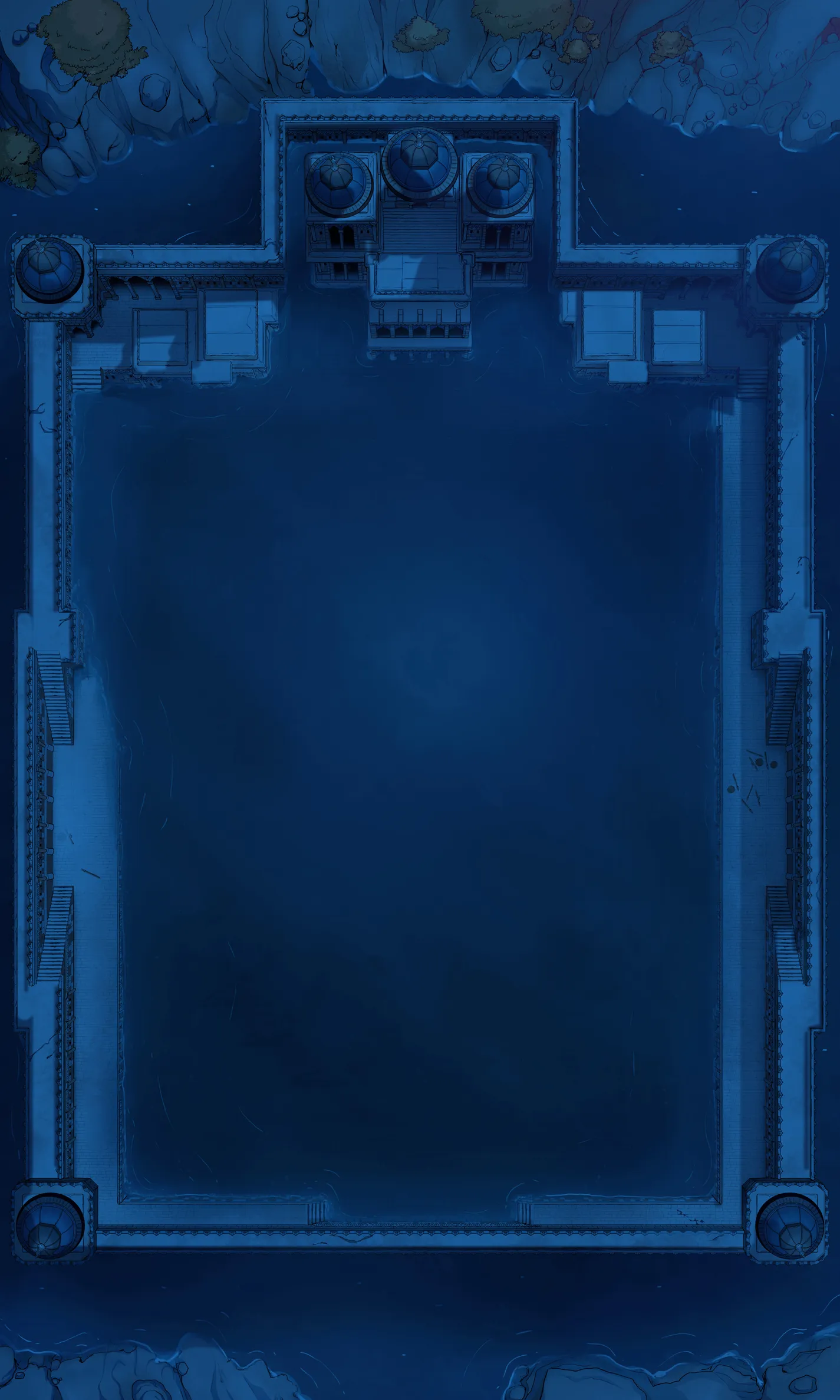 Ancient Stepwell map, Flood Night variant thumbnail