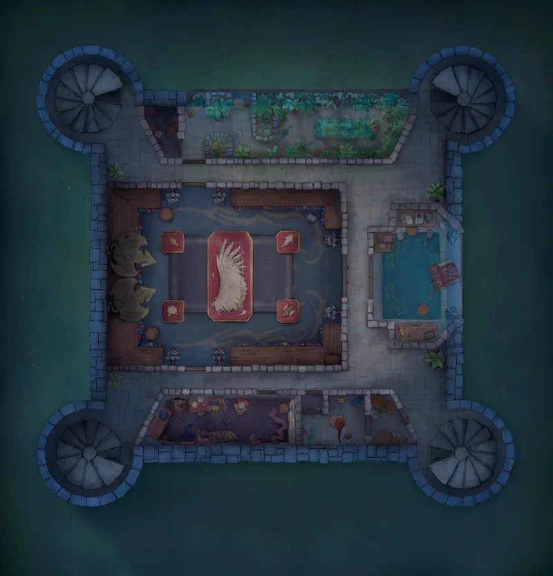Grounded Castle map, Gallery Night Original variant thumbnail