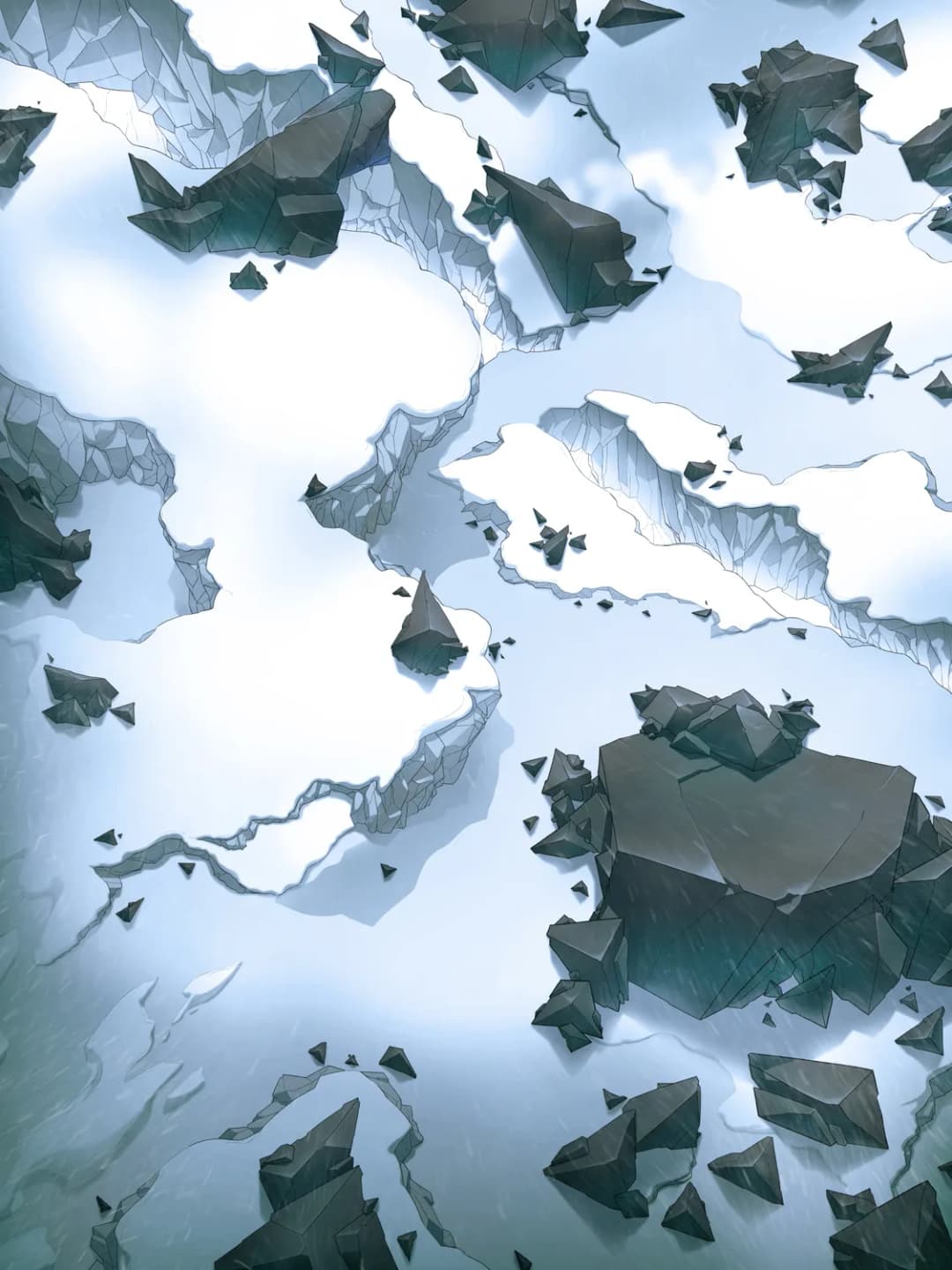 Megalith Gate map, Deep Winter variant