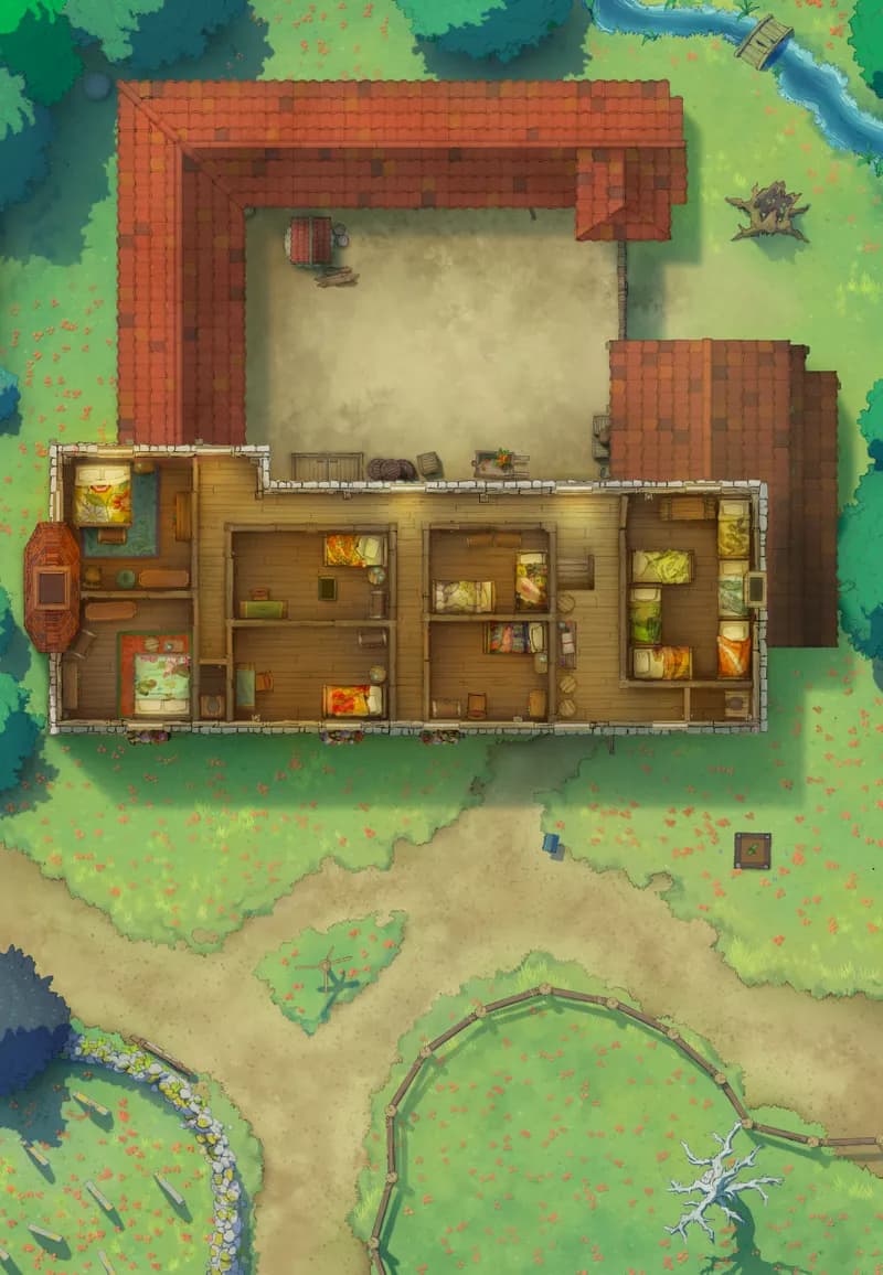 Ages of the Vale: Coaching House map, Upstairs Original Day variant thumbnail