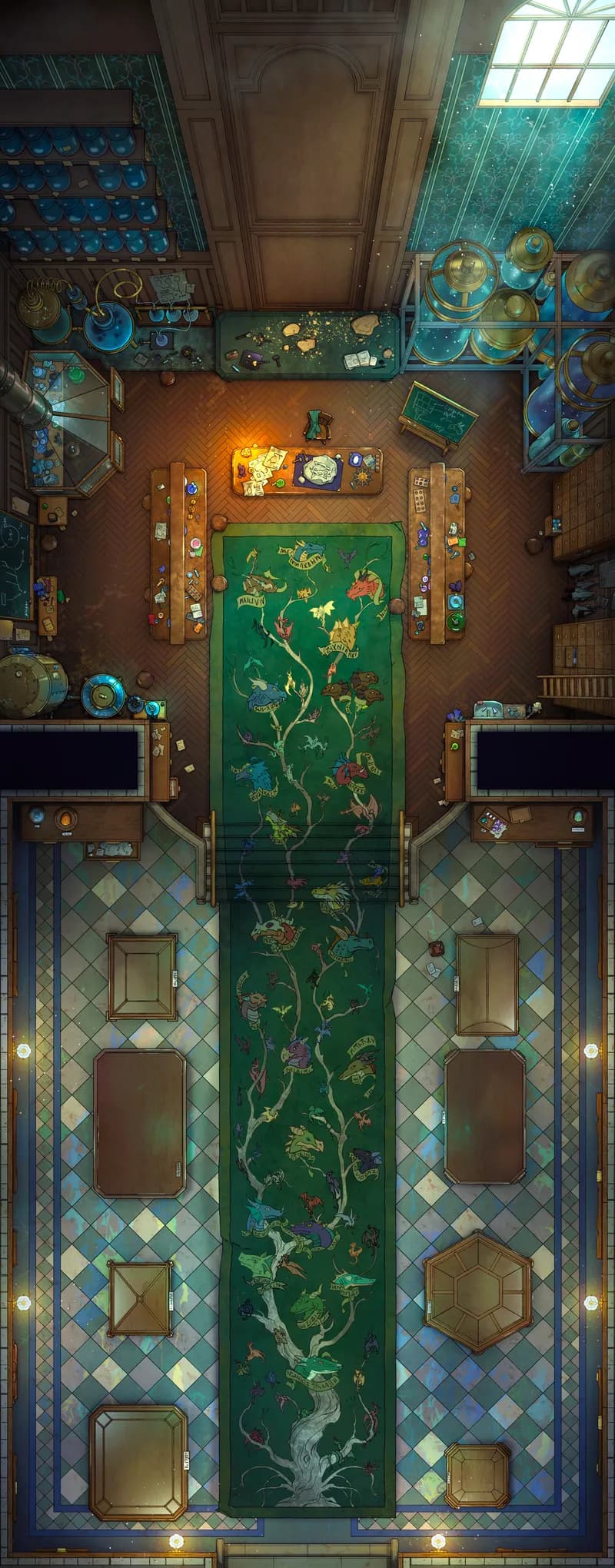 Monster Genealogy Lab map, No Artefacts Day variant thumbnail
