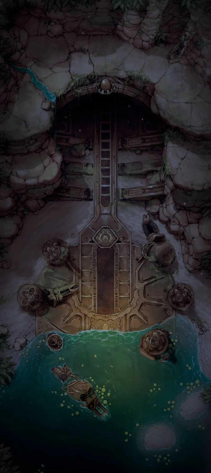 Clockwork Dragon Lair Exterior map, Original Night variant thumbnail