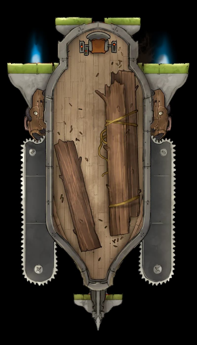 Airships! Pt. 3 map, Jet Engine Lumber Jack variant thumbnail