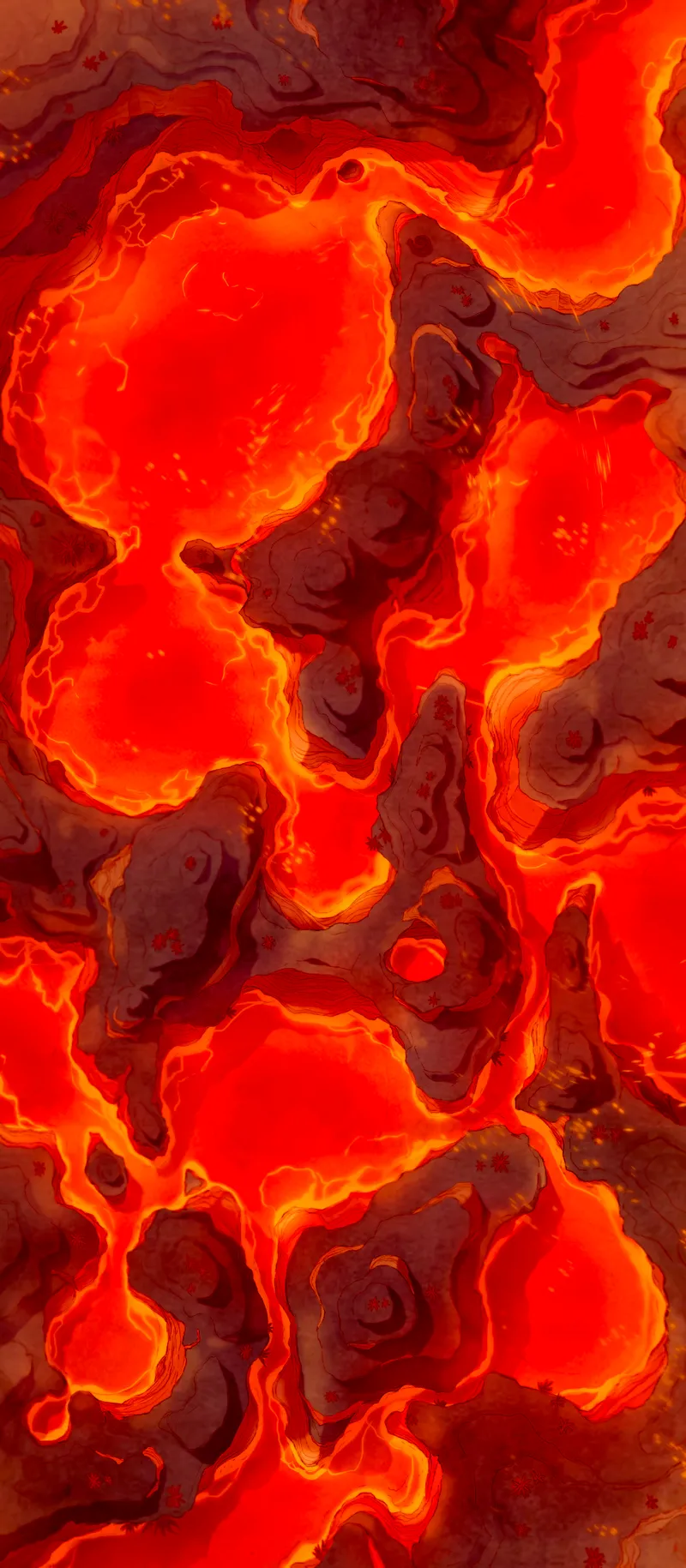 Antlion Canyon map, Lava Variation variant thumbnail