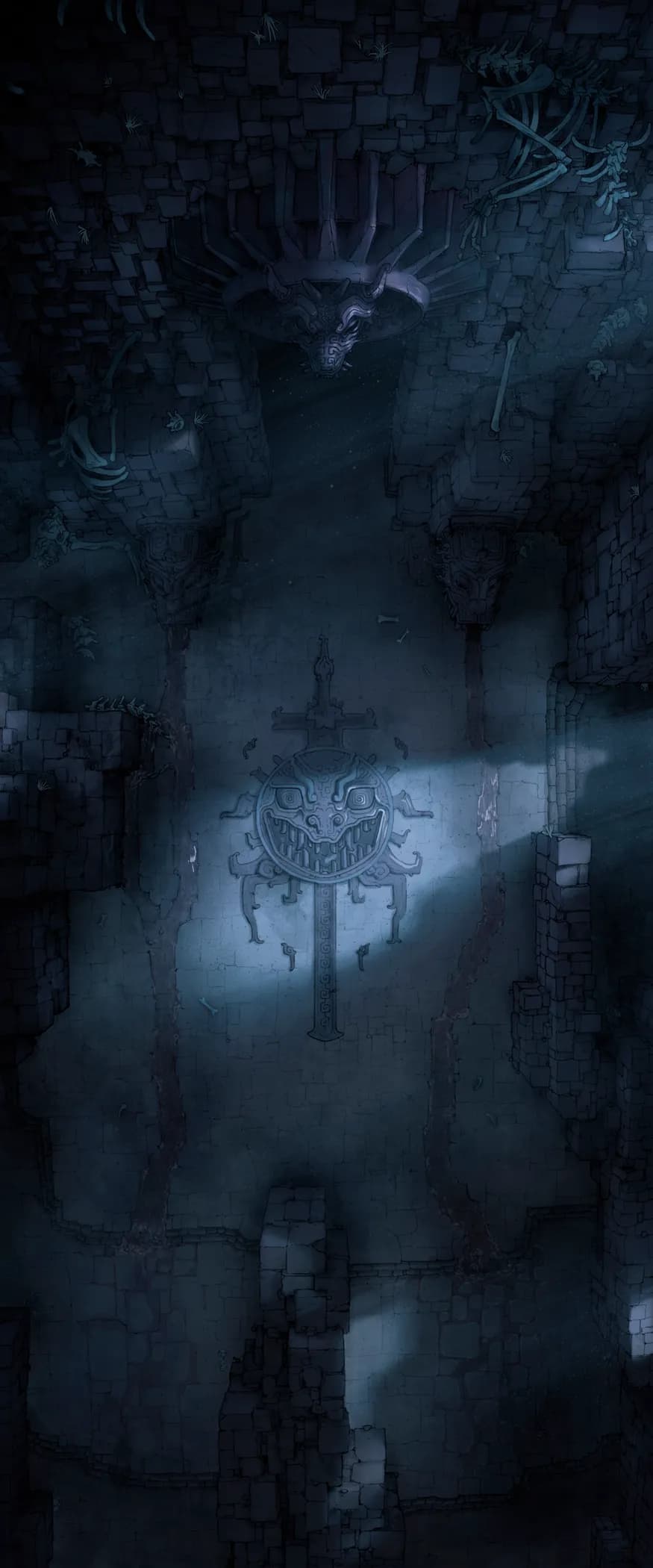 Dracolich Lair map, Original Night variant thumbnail