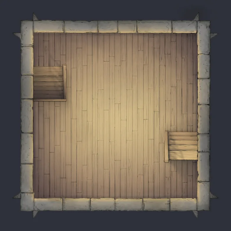 Magic Wizard's Tower map, Interior Floor 01 variant thumbnail