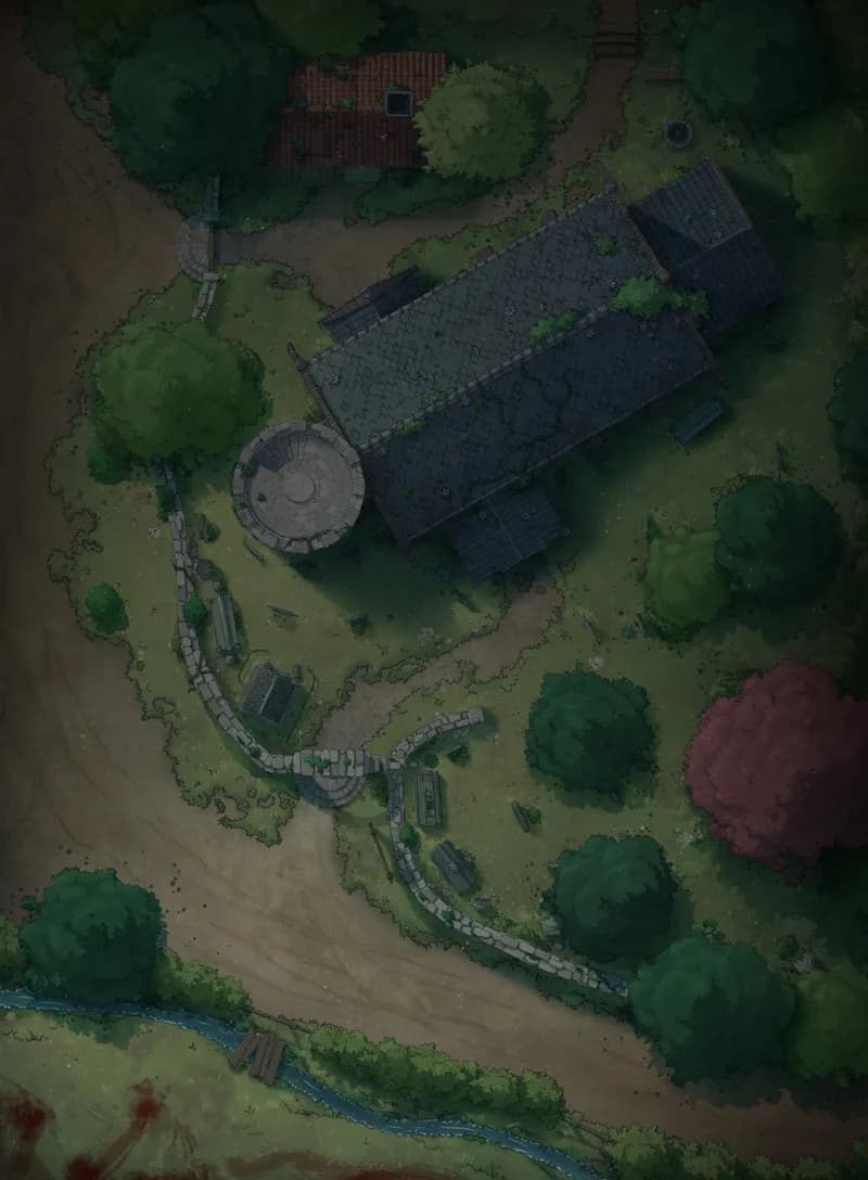 Peaceful Village Church map, Missing Sheep variant thumbnail