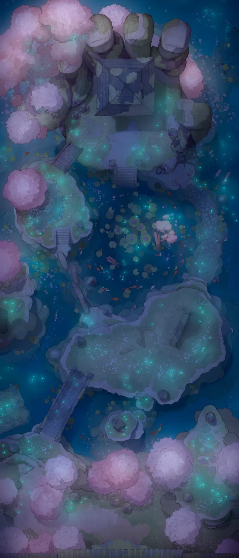 Zen Monastery map, Spring Night variant thumbnail