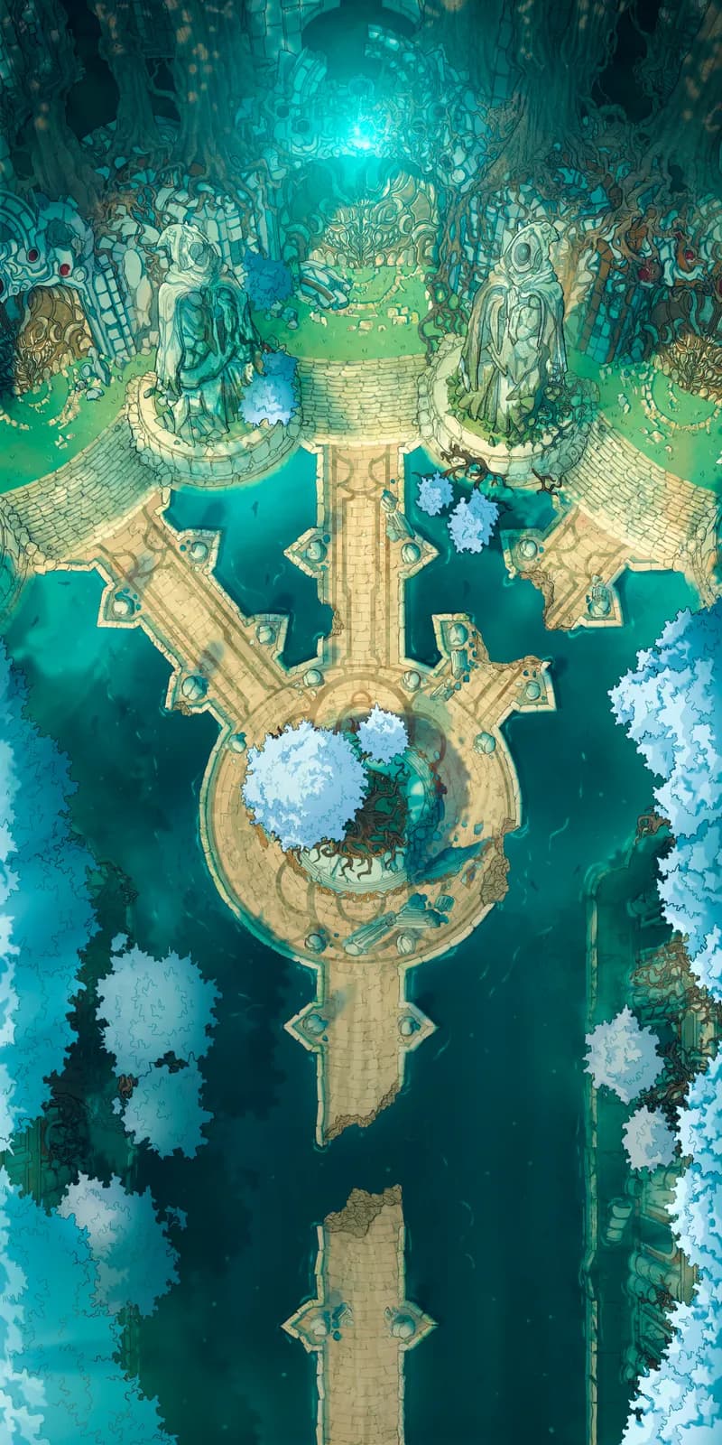 Flooded Fey Ruins map, Fey Glow variant thumbnail