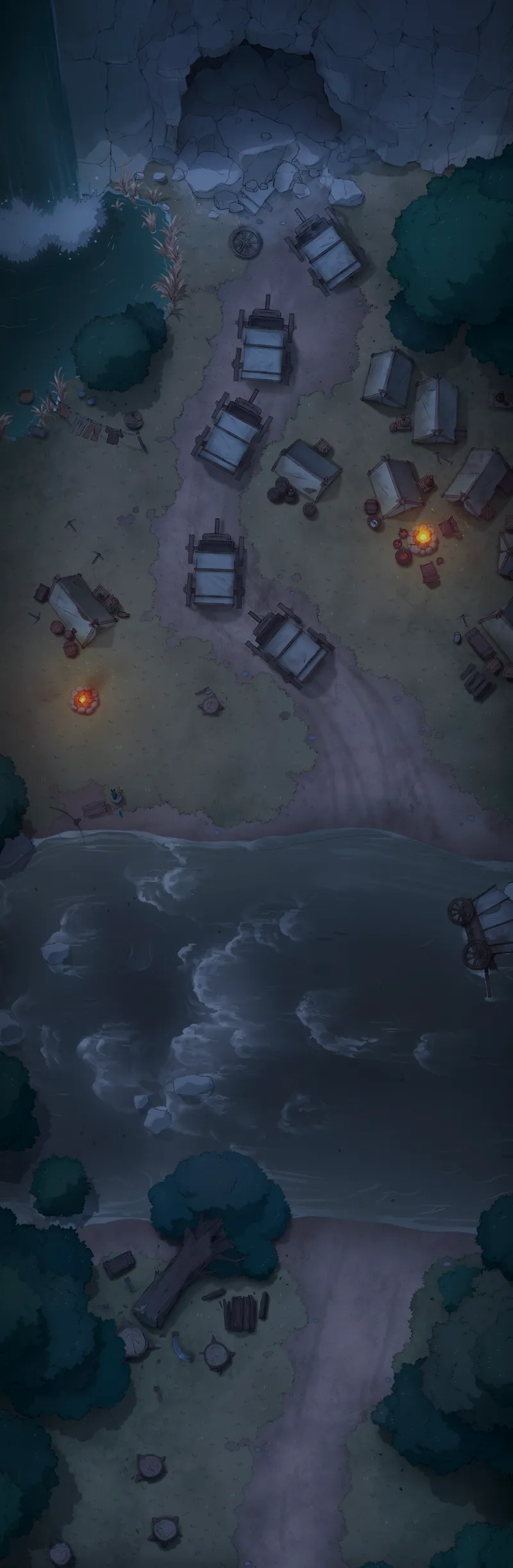 Caravan Roadblock map, Original Night variant thumbnail