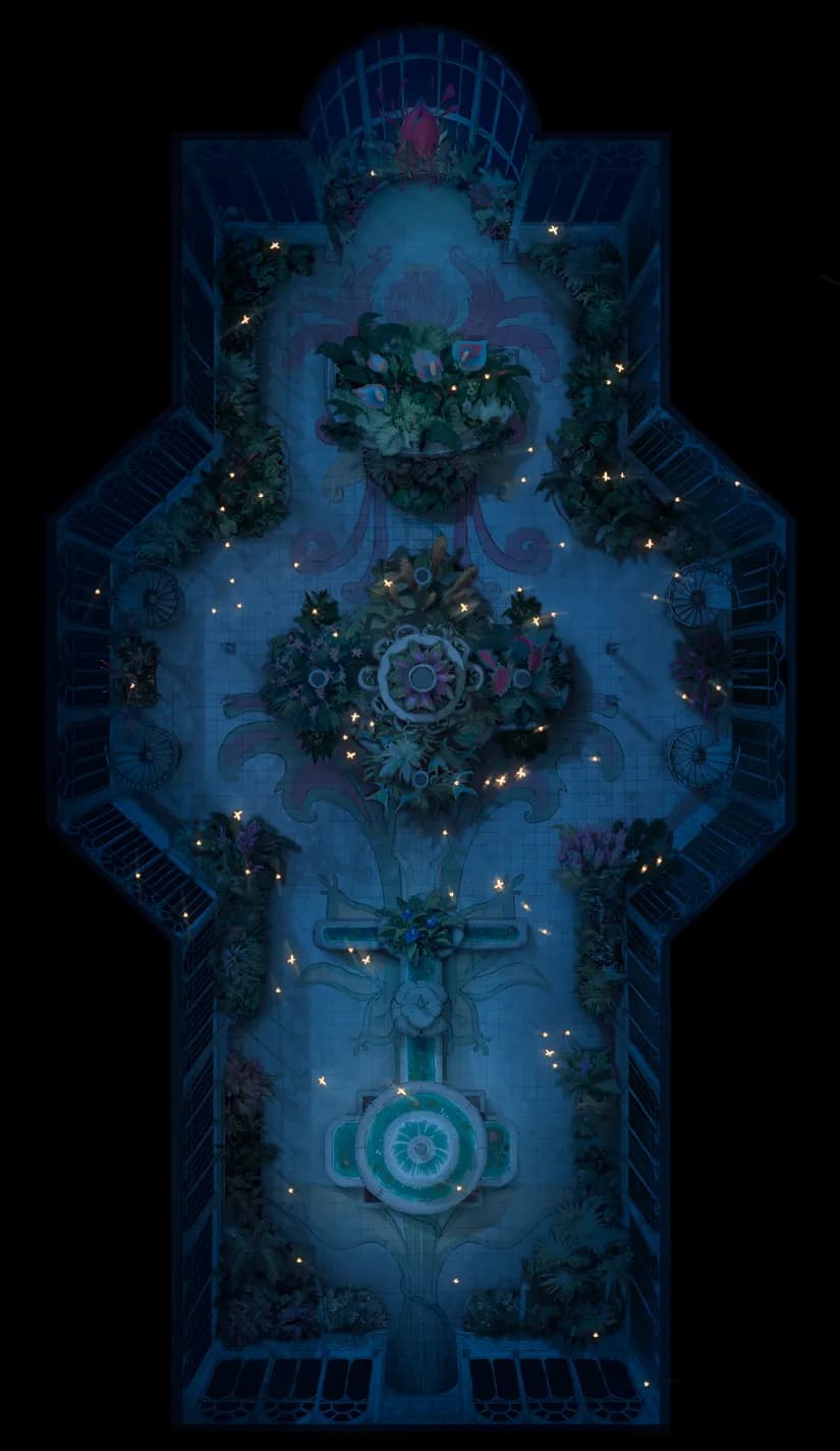 Victorian Greenhouse map, Romance variant thumbnail