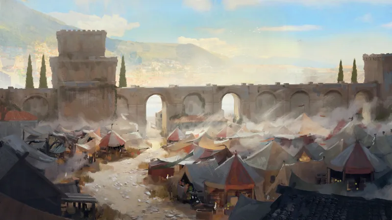 City Marketplace map, Countryside Day Empty variant