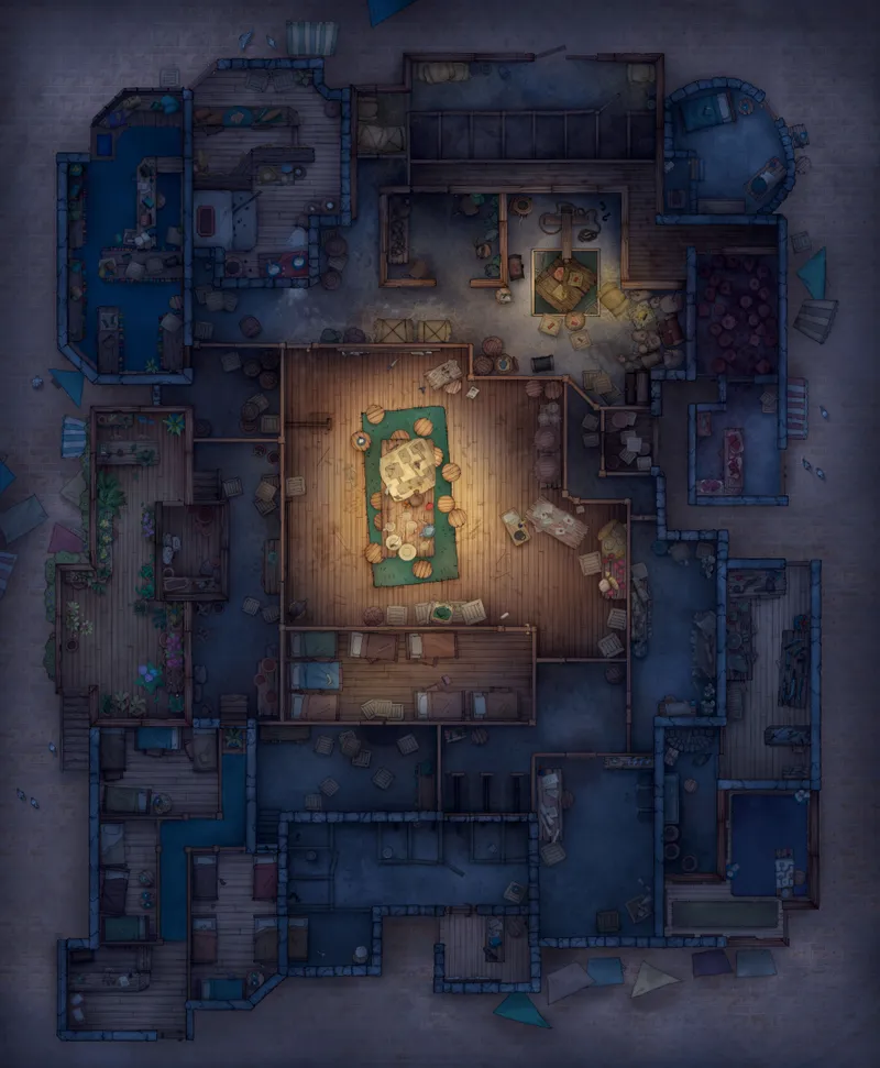 Thieves Guild Hideout map, Lights Out Thieves variant thumbnail